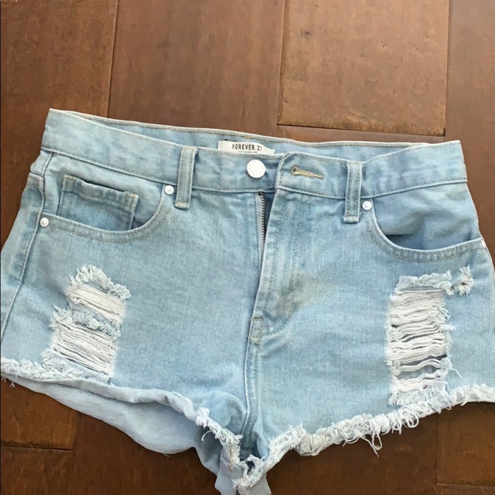 Forever 21 denim shorts